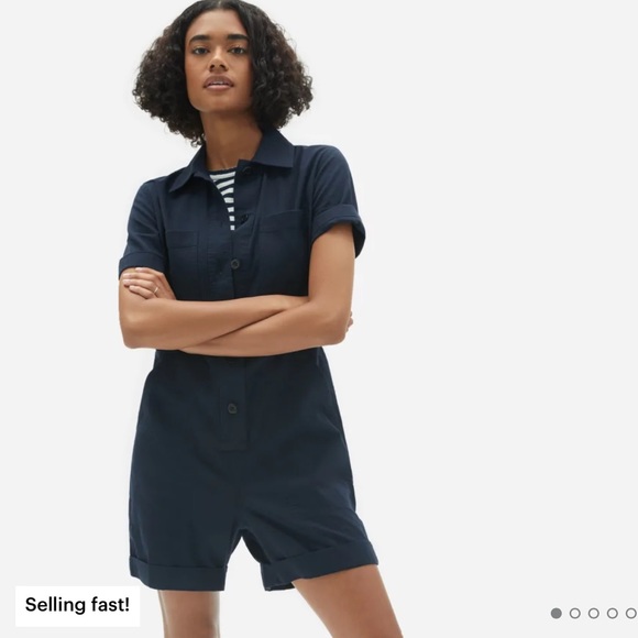 Everlane Pants - Everlane Cotton Weave Romper